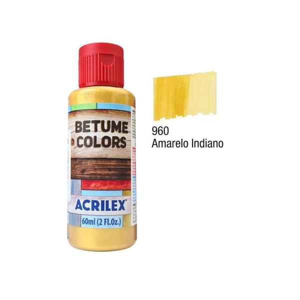 Imagem de Kit Betume Colors 60Ml Com 3Un Amarelo Indiano Acrilex