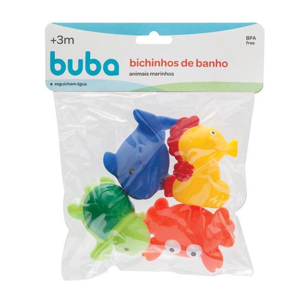 Imagem de Kit Bichinhos para Banho Animais do Mar Buba Colorido