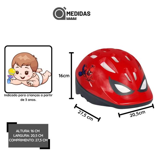 Imagem de Kit Bicicleta Balance Infantil Spider Man Aro 12 E Capacete