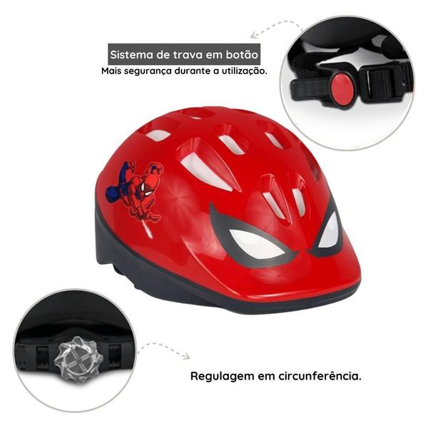 Imagem de Kit Bicicleta Infantil Mickey Aro 12 Com Rodinhas E Capacete