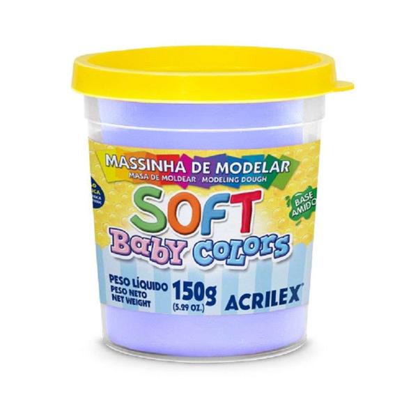 Imagem de Kit Big Balde + Massinha Soft Baby com 6 Cores