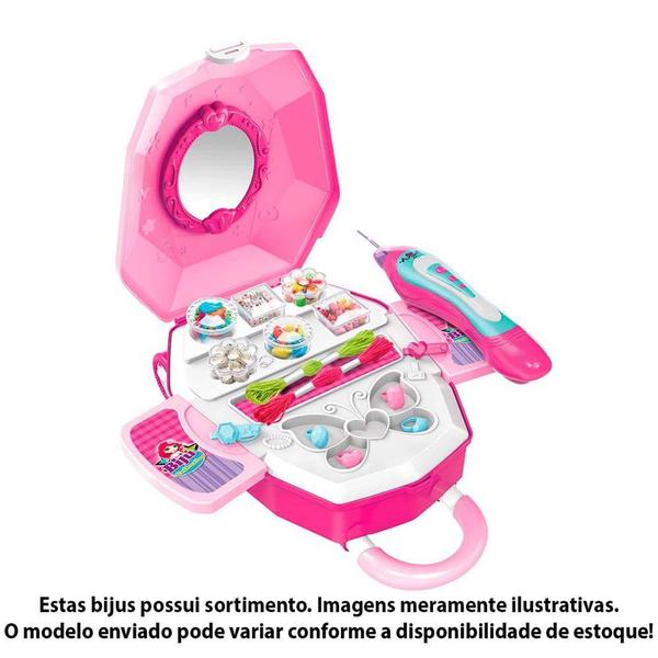 Imagem de Kit Bijuterias Infantil - 2 em 1 - Biju Collection - Sortido - DM Toys