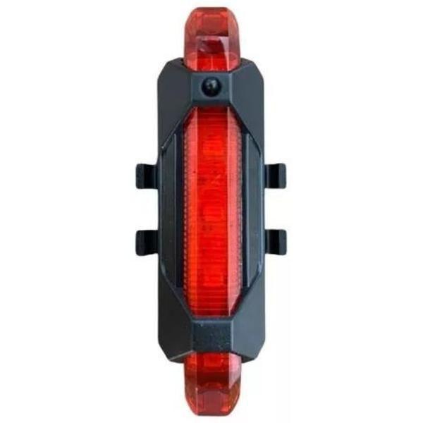 Imagem de Kit Bike Farol e Lanterna Ultra LED USB Recarregável  Mais Segurança Noturna