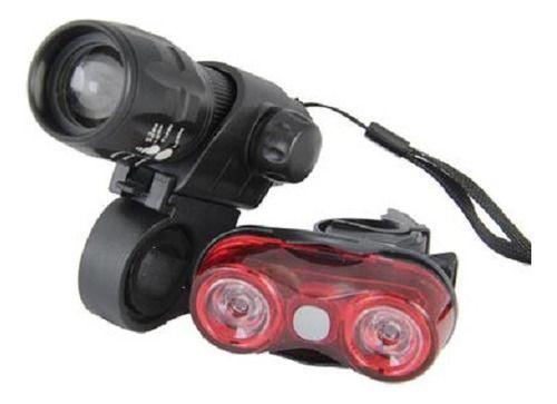 Imagem de Kit Bike Farol E Pisca Traseiro Absolute Farol Jy-359 1 Led