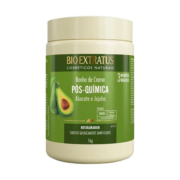 Imagem de Kit Bio Extratus Pós Quimica Shampoo Condicionador Máscara 1L/Kg Finalizador