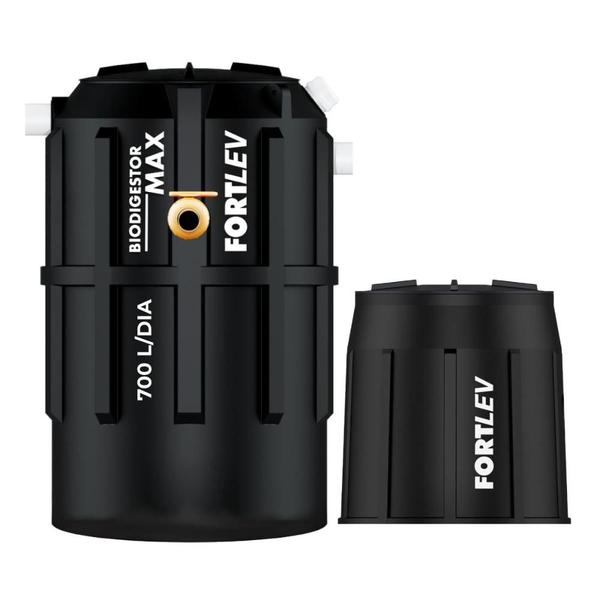 Kit Biodigestor 700L/Dia Fortlev + Leito de Secagem Fortlev