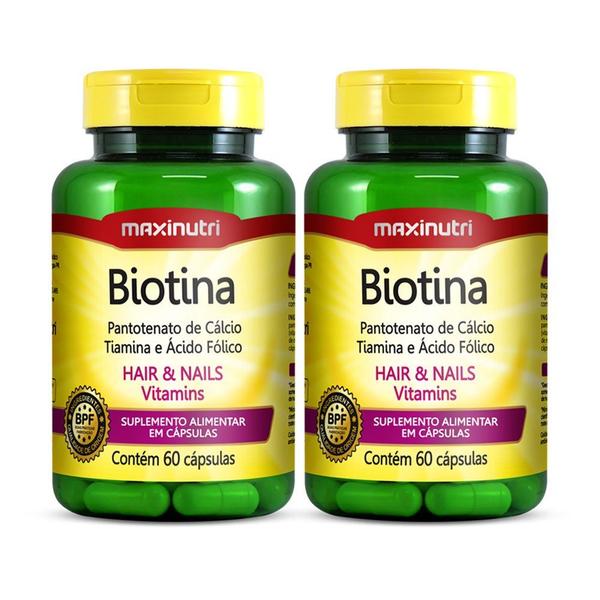 Imagem de Kit Biotina - 2 und - 120cps - Maxinutri