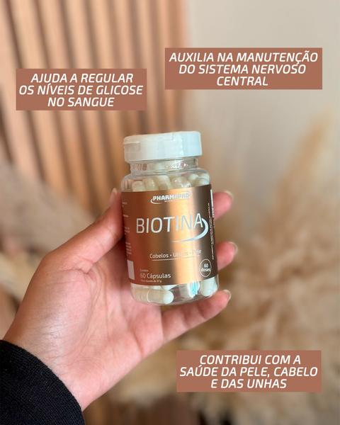 Imagem de Kit Biotina, 60 cápsulas, Pharma Pro +  My Hair, 60 cápsulas, Rosie 