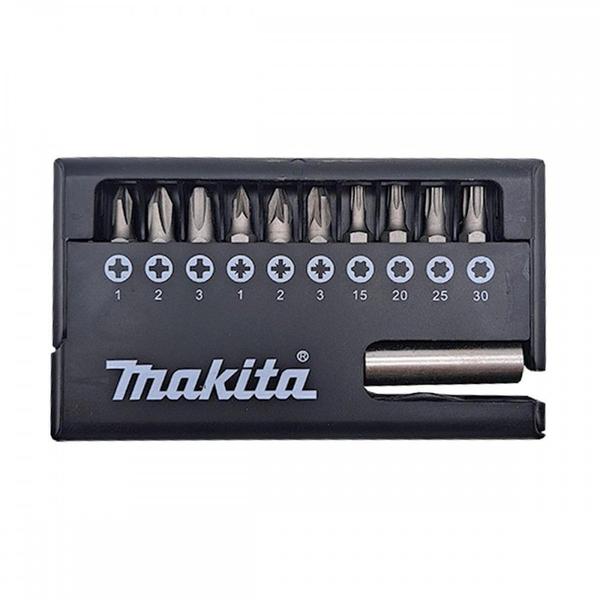 Imagem de Kit Bits Makita Com 10 Pecas E Soquete Magnetico - D-30651