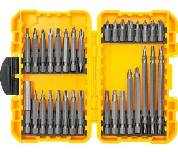 Imagem de Kit bits ponteiras Jogo 32 peças encaixe de 1/4" Aço CromoMb