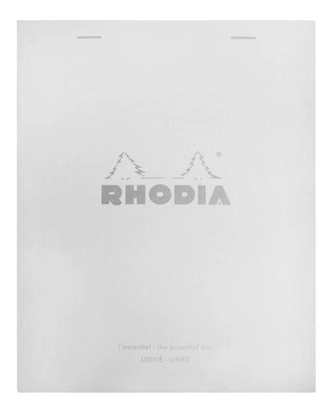 Imagem de Kit Bloco Notas Sketchbook Rhodia The Essential Box Branco