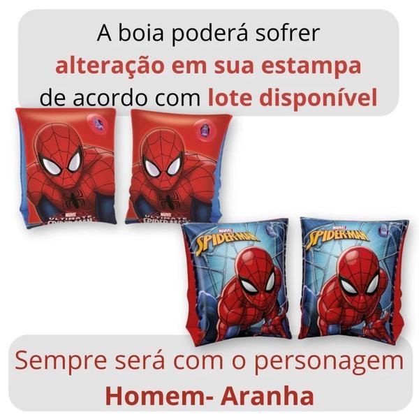 Imagem de Kit Bola 34 Cm + Boia de Braco Homem Aranha + Baldinho de Praia com 8 Pecas em Cores Sortidas