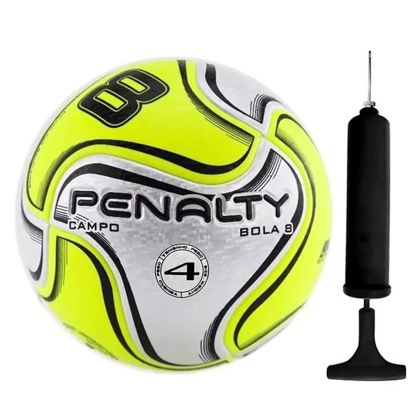 Imagem de Kit Bola Campo Penalty 8 XXIV Infantil + Bomba de Ar