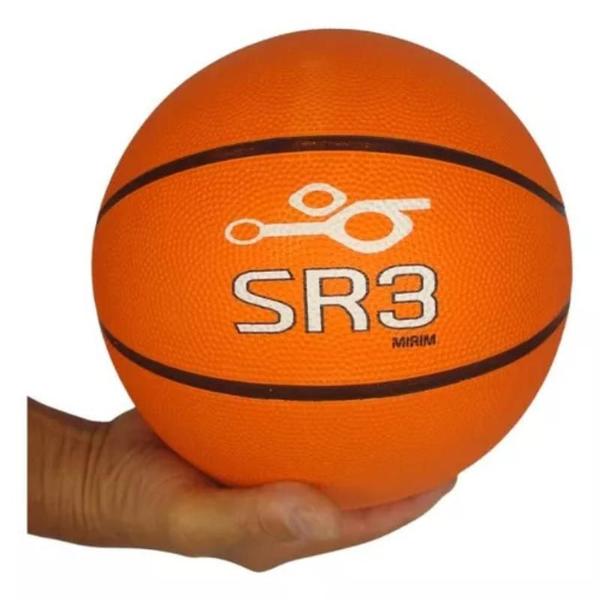 Imagem de Kit Bola de Basquete Mirim + Bomba de Ar + Calibrador Caneta