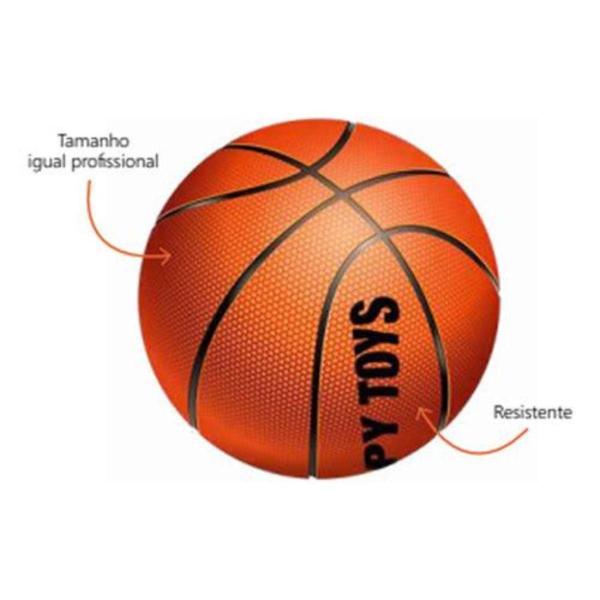 Imagem de Kit Bola De Basquete Oficial + Bomba De Ar Para Encher Bola