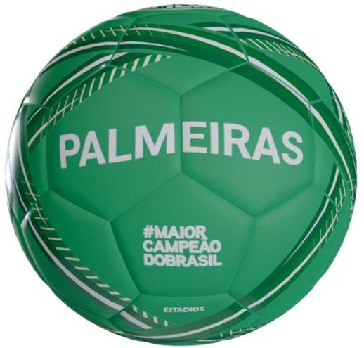 Imagem de Kit - Bola De Futebol Palmeiras Estadios N5 Licenciada Sportcom + Apito de Metal CZ T-G Penalty