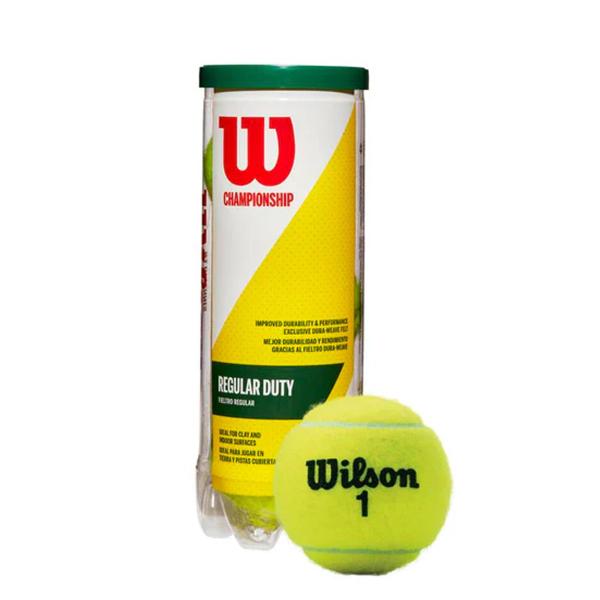 Imagem de Kit Bola de Tênis Championship com 3Und Profissional Amador Approved ITF Wilson