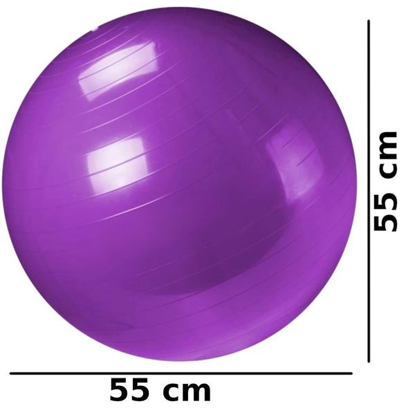 Kit Bola Pilates 55 Cm + Colchonete Eva Rosa Pilates + Corda de Pular com Rolamento + Mini Bomba Liveup Sports Imagem de Kit Bola Pilates 55 Cm + Colchonete Eva Rosa Pilates + Corda de Pular com Rolamento + Mini Bomba Liveup Sports