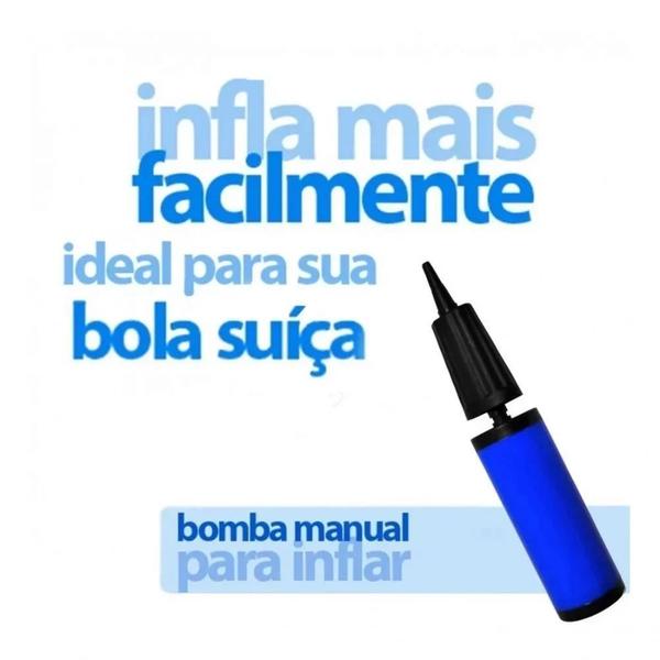 Kit Bola Pilates 55 Cm + Colchonete Eva Rosa Pilates + Corda de Pular com Rolamento + Mini Bomba Liveup Sports Imagem de Kit Bola Pilates 55 Cm + Colchonete Eva Rosa Pilates + Corda de Pular com Rolamento + Mini Bomba Liveup Sports