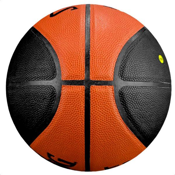 Imagem de Kit - Bola Spalding Basquete React TF 250 All Surface Laranja e Preto com Bomba