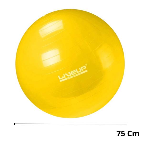 Imagem de Kit Bola Suica 75 Cm + Bola Suica 55 Cm + Bola Feijao 90 X 45 Liveup  Liveup Sports 