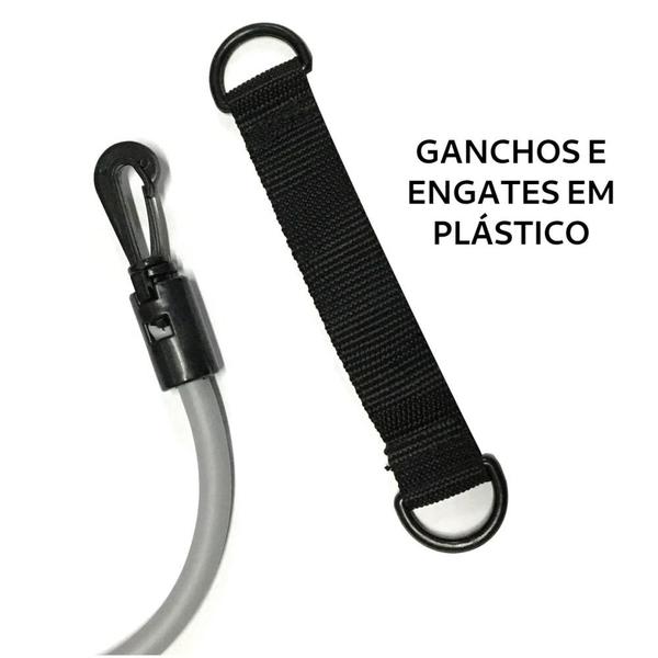 Imagem de Kit Bola Suica para Pilates 65cm com Extensores + Colchonete 1,70m + Bomba  Liveup Sports 