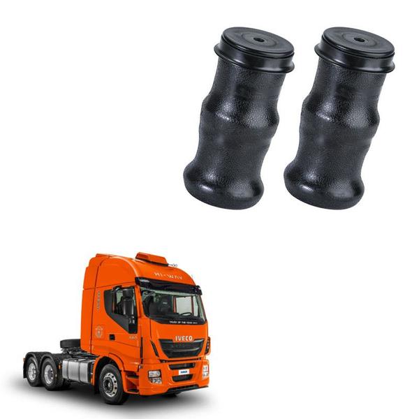 Imagem de Kit Bolsa De Ar Cabine Iveco Hi Way Stralis Dianteira