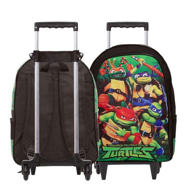 Kit Bolsa Escolar Infantil Tartarugas Ninja Carrinho Desenho - TOYS 2U Imagem de Kit Bolsa Escolar Infantil Tartarugas Ninja Carrinho Desenho