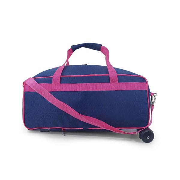 Imagem de Kit Bolsa Mala Média Viagem ul Escuro/Pink