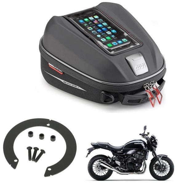 Imagem de Kit Bolsa Tanque Givi St611 +Bocal Givi Bf04 Kawaki Z900Rs