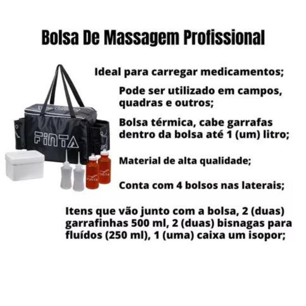 Imagem de Kit Bolsa Térmica Massagem e Kit Cesta Completo Futebol Esportes