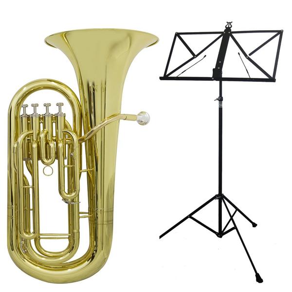 Imagem de Kit Bombardino 4 Pistos EP 240 New York + Estante de Partitura S2