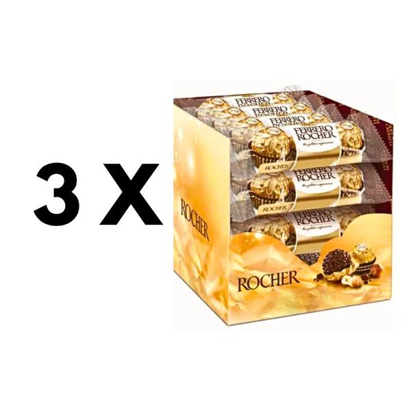 Imagem de Kit Bombom Ferrero Rocher - 3cx c/ 48 Bombons Cada