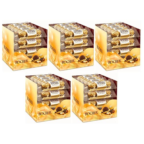 Imagem de Kit Bombom Ferrero Rocher - 5Cxs C/ 48un Cada