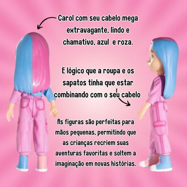 Imagem de Kit Boneca Carol + Boneco Dudu Youtuber Original Articulados