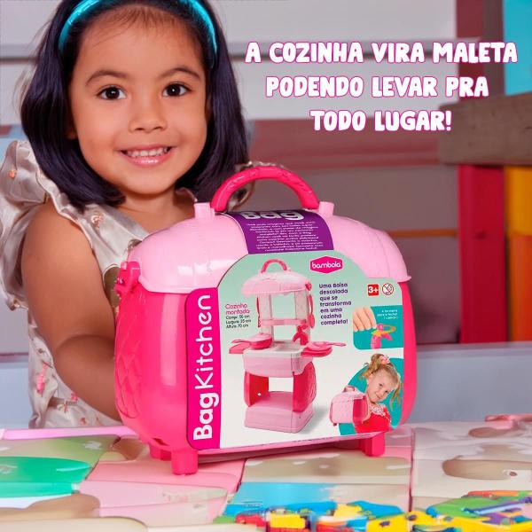 Imagem de KIT Boneca Negra Bebê Mamãe Reborn 45cm + Mini Cozinha