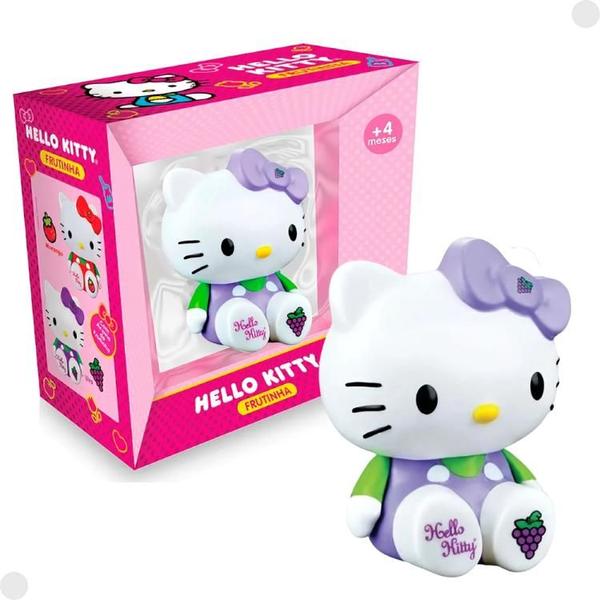 Imagem de kit Bonecas Hello Kitty Frutinha Uva e Agarradinho - Lider