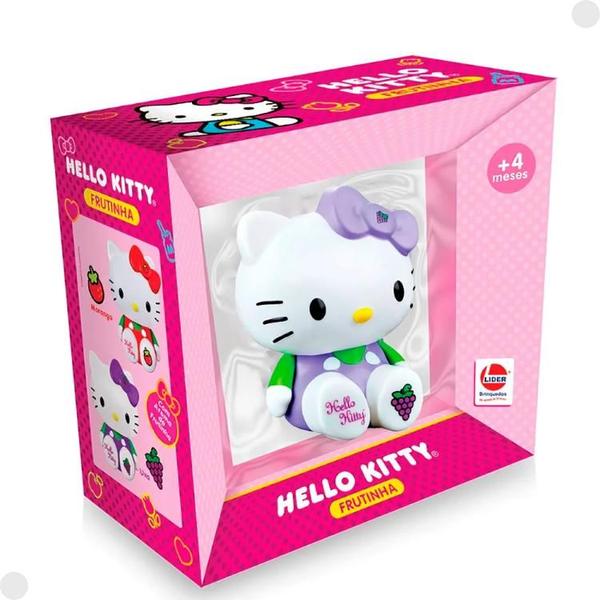 Imagem de kit Bonecas Hello Kitty Frutinha Uva e Agarradinho - Lider