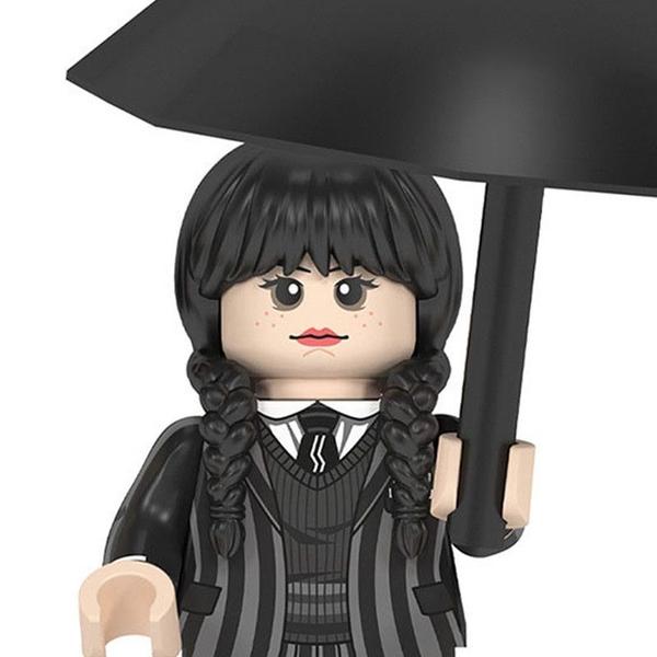 Imagem de Kit bonecas wandinha vandinha wednesday addams 2 blocos de montar