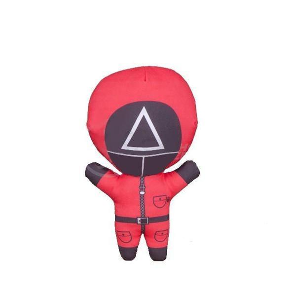 Imagem de Kit Boneco De Pelucia Squid Game Round 6 Vermelho 26Cm