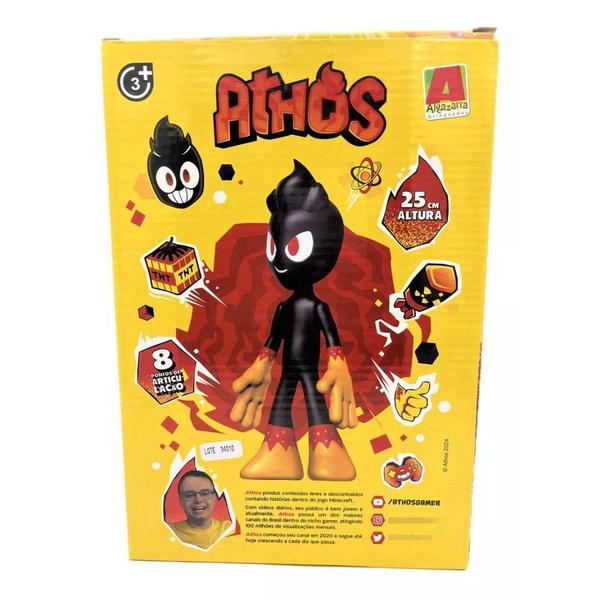 Imagem de Kit Boneco de Vinil Articulado Athos e Lopers 25CM Algazarra