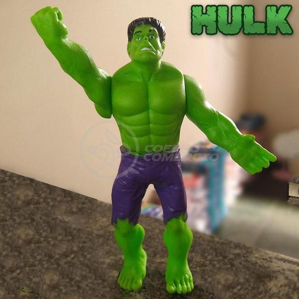 Imagem de Kit Boneco Hulk Marvel 15 Cm + Caneca Vingadores 350 Ml