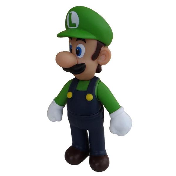 Kit Boneco Luigi 23Cm E Luigi 12Cm Com Caneca Personalizada - Super Size Figure Collection Imagem de Kit Boneco Luigi 23Cm E Luigi 12Cm Com Caneca Personalizada