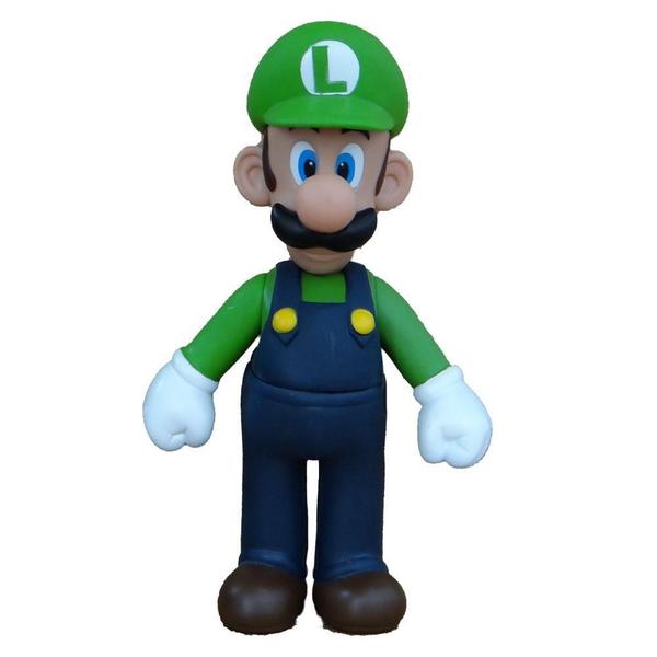 Imagem de Kit Boneco Luigi 23Cm E Luigi 12Cm Com Caneca Personalizada