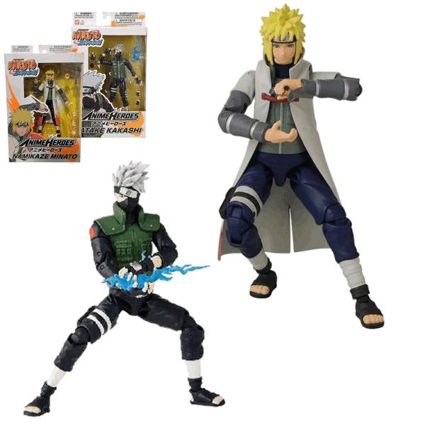 Imagem de Kit Boneco Naruto Shippuden Kakashi Hatake e Minato Namikaze