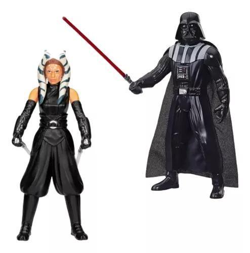 Imagem de Kit Boneco Star Wars Darth Vader E Ahsoka Tano Hasbro