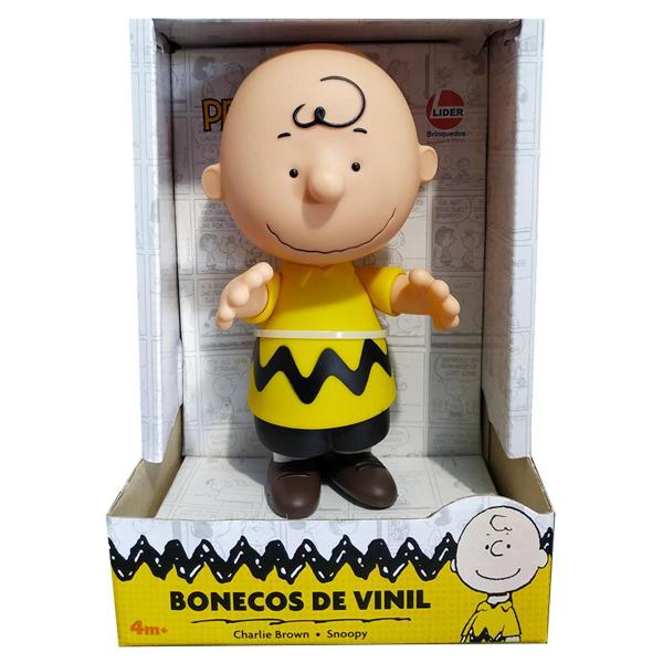 Imagem de Kit Bonecos De Vinil Charlie Brown E Snoopy Peanuts - Lider