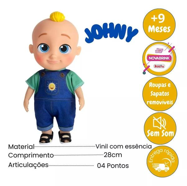 Imagem de Kit Bonecos Zigaloo e Johny Looloo Kids Figura Youtube Original Nova Brink