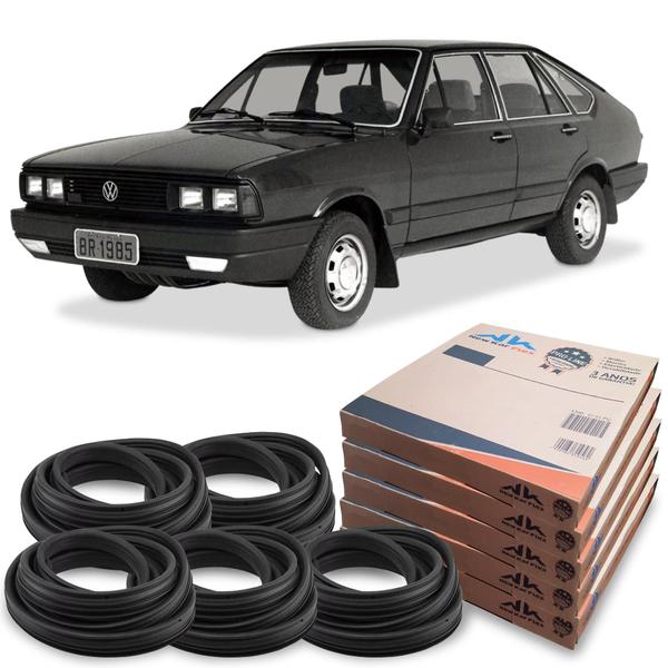 Imagem de Kit Borracha 4 Portas E Porta Malas VW Passat 1984 Até 1988