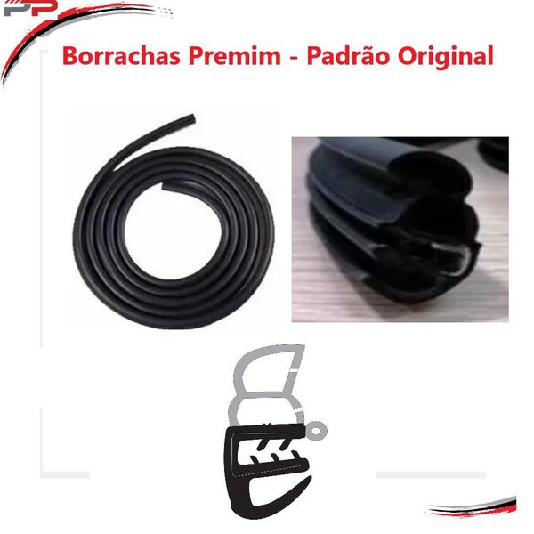 Imagem de Kit Borracha Das Portas Corsa Celta Prisma 4 Portas Premium